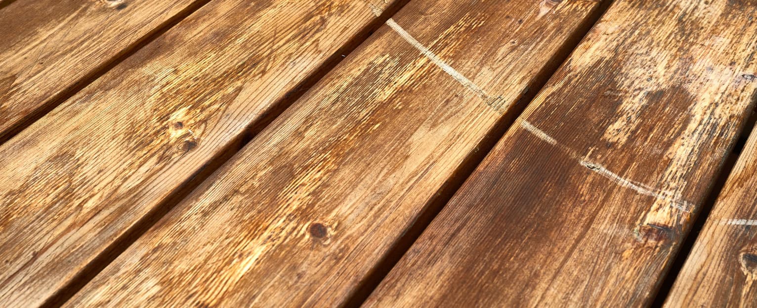 Damaged Composite Decking