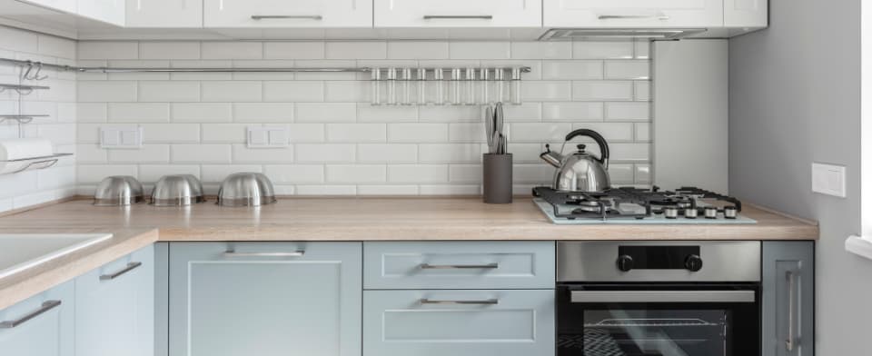 Small grey kitchen