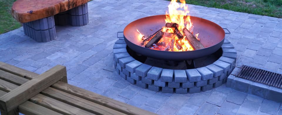 cosy garden fire pit