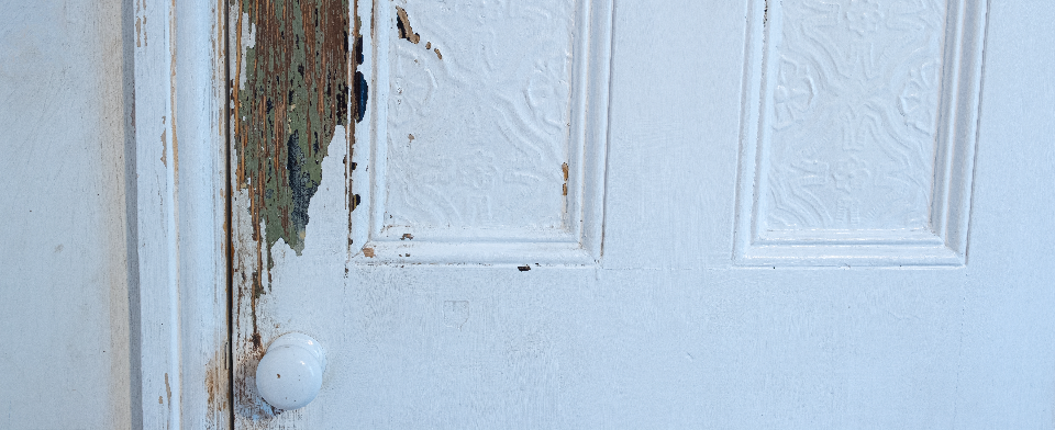 damaged internal door