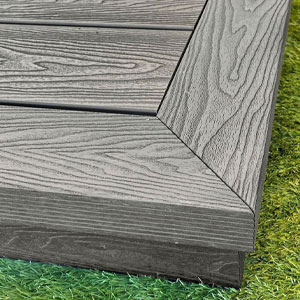 Fully Finished Cool Grey Decking Kits