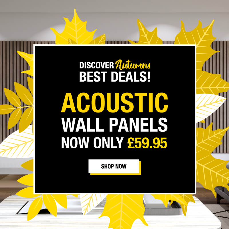 Acoustic Wall Panels Reduced to £59.95