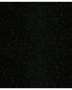 Black Andromeda Glitter Matt Kronodesign 38mm Square Edge Worktop