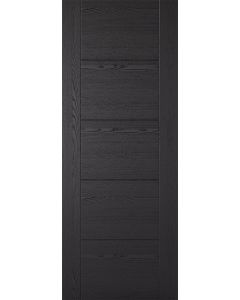 LPD Internal Laminate Black Vancouver Solid Door