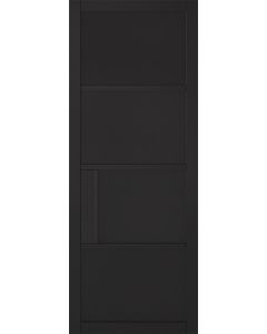 LPD Internal Black Chelsea 4P Solid Internal Door