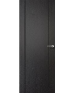 LPD Internal Laminate Black Monaco Door