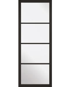 LPD Internal Black Soho Glazed Internal Door