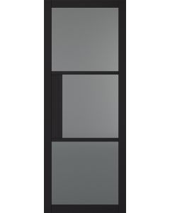 LPD Internal Black Tribeca 3L Tinted Glass Internal Door