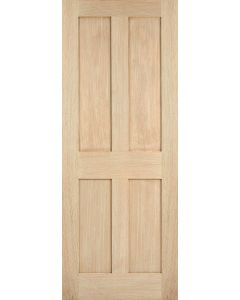 Casa Oak Victorian Unfinished 4P Solid Door