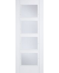 Casa White Primed Ladder 7P Glazed Door