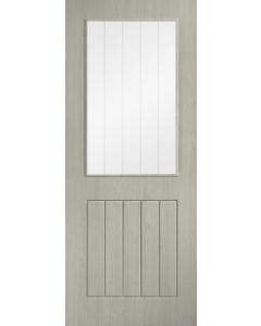 LPD Laminate Cottage Glazed Light Grey Door