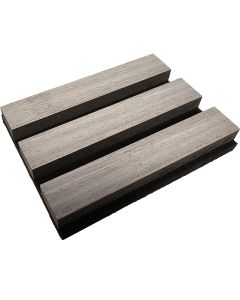 Grey Oak Acoustic Slat Wall Panel - Sample