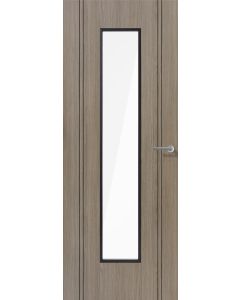 LPD Internal Laminate Light Grey Monaco Glazed Door