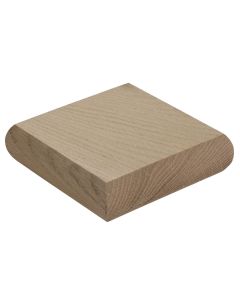 Oak Low Profile Newel Cap for 90 x 90mm Newel Post