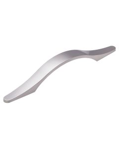 Kitchen Door Handles-Malvern Handle, Brushed Nickel, 128mm Centres