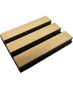 White Oak Acoustic Slat Wall Panel - Sample