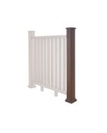 Eco Composite Balustrade Newel Post Kit – Mocha (1.2m)