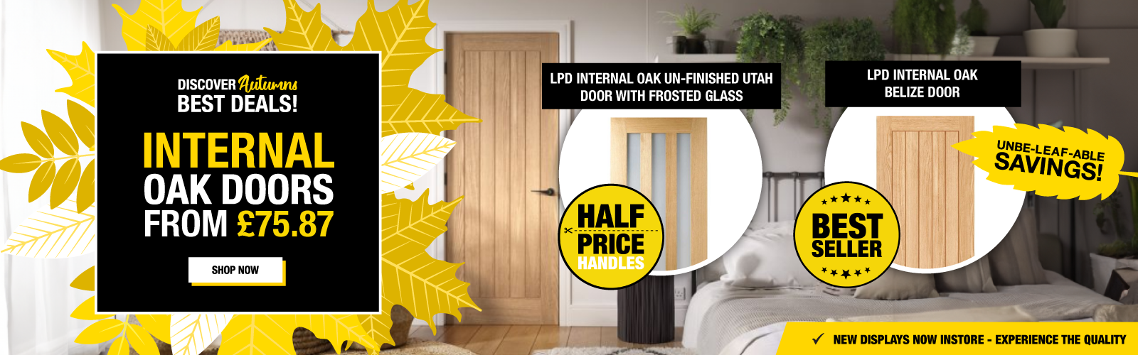 Internal Oak Doors From £74.95