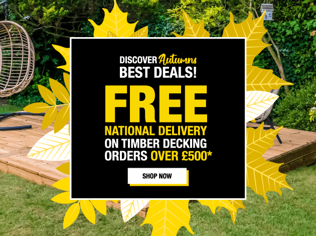 Free National Delivery On All Timber Decking