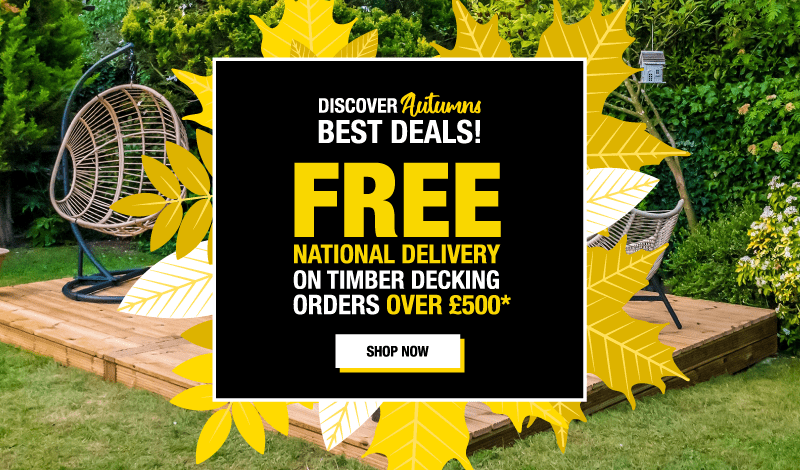 Free National Delivery On All Timber Decking